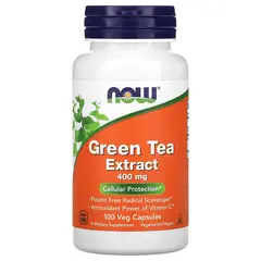 NOW Green Tea 400 mg 100 caps, NOW Green Tea 400 mg 100 caps  в интернет магазине Mega Mass