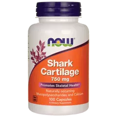 NOW Shark Cartilage 100 Capsules, image 