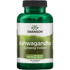 Swanson Ashwagandha 450 mg 100 caps, image 