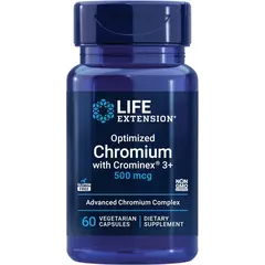 Life Extension Chromium 500 mcg 60 caps, Life Extension Chromium 500 mcg 60 caps  в интернет магазине Mega Mass