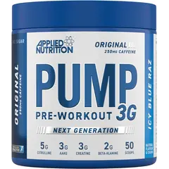 Applied Nutrition Pump Pre - Workout 3G Original 375 g, Фасовка: 375 g, Вкусы: Icy Blue Raz / Ледяная Голубая Малина, Applied Nutrition Pump Pre - Workout 3G Original 375 g, Фасовка: 375 g, Вкусы: Icy Blue Raz / Ледяная Голубая Малина  в интернет магазине Mega Mass