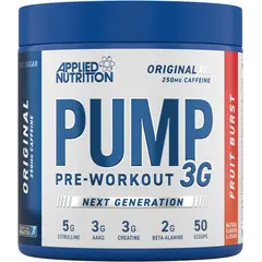 Applied Nutrition Pump Pre - Workout 3G Original 375 g, Фасовка: 375 g, Вкусы: Fruit Burst / Фруктовый Взрыв, Applied Nutrition Pump Pre - Workout 3G Original 375 g, Фасовка: 375 g, Вкусы: Fruit Burst / Фруктовый Взрыв  в интернет магазине Mega Mass
