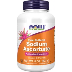 NOW Sodium Ascorbate 227 g, image 