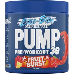 Applied Nutrition Pump Pre - Workout 3G Zero Stim 375 g, Фасовка: 375 g, Смак: Fruit Burst / Фруктовий Вибух, image 