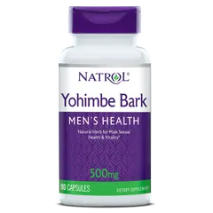 Natrol Yohimbe Bark 500 mg 90 caps, image 