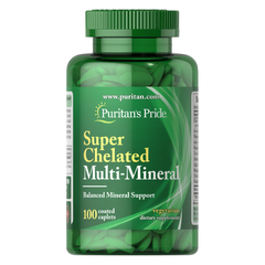 Puritan’s Pride Super Chelated Multi-Mineral 100 tabs, Puritan’s Pride Super Chelated Multi-Mineral 100 tabs  в интернет магазине Mega Mass