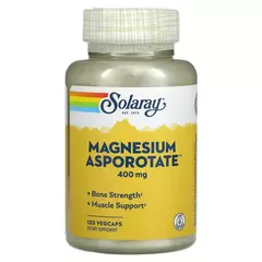 Solaray Magnesium Asporotate 400 mg 120 caps, image 