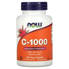 NOW C-1000 With 100 mg of Bioflavonoids 100 caps, NOW C-1000 With 100 mg of Bioflavonoids 100 caps  в интернет магазине Mega Mass