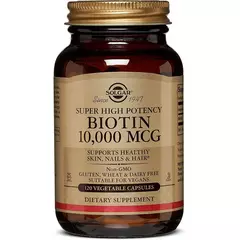 Solgar Biotin 10,000 mcg 60 caps, image 