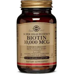 Solgar Biotin 10,000 mcg 60 caps, image 