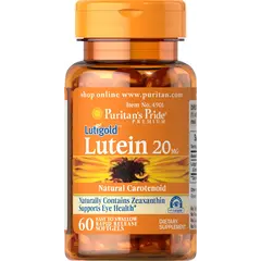 Puritan’s Pride Lutein 20 mg with Zeaxanthin 60 softgels, Фасовка: 60 softgels, Puritan’s Pride Lutein 20 mg with Zeaxanthin 60 softgels, Фасовка: 60 softgels  в интернет магазине Mega Mass