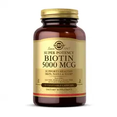 Solgar Biotin 5000 mcg 50 veg caps, Solgar Biotin 5000 mcg 50 veg caps  в интернет магазине Mega Mass