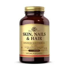 Solgar Skin, Nails & Hair Advanced MSM Formula 120 tabs, Фасування: 120 tabs, image 