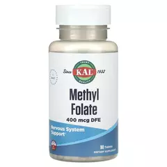 KAL Methyl Folate 400 mg 90 tabs, KAL Methyl Folate 400 mg 90 tabs  в интернет магазине Mega Mass