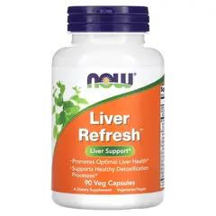 NOW Liver Refresh 90 caps, NOW Liver Refresh 90 caps  в интернет магазине Mega Mass