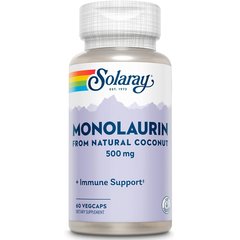 Solaray Monolaurin 500 mg 60 caps, Solaray Monolaurin 500 mg 60 caps  в интернет магазине Mega Mass