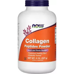 NOW Collagen peptides powder 227g, NOW Collagen peptides powder 227g  в интернет магазине Mega Mass