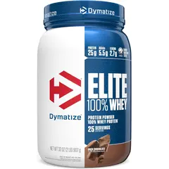 Dymatize Elite 100 % Whey Protein 908 g, Смак:  Chocolate / Шоколад, image 
