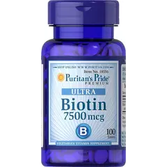 Puritan's Pride Biotin 7500 mcg 100 tabs, Фасовка: 100 tabs, Puritan's Pride Biotin 7500 mcg 100 tabs, Фасовка: 100 tabs  в интернет магазине Mega Mass
