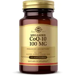 Solgar CoQ-10 100 mg 30 sofgels, image 