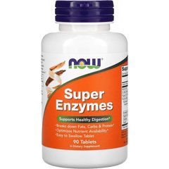 NOW Super Enzymes 90 tabs, image 