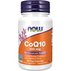 NOW CoQ10 100 mg 30 caps, Фасовка: 30 caps, NOW CoQ10 100 mg 30 caps, Фасовка: 30 caps  в интернет магазине Mega Mass
