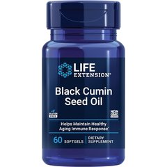 Life Extension Black Cumin Seed Oil 60 softgels, Life Extension Black Cumin Seed Oil 60 softgels  в интернет магазине Mega Mass