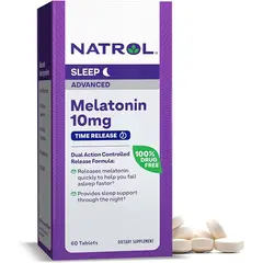 Natrol Melatonin (Time Release) 10 mg 60 tabs, image 