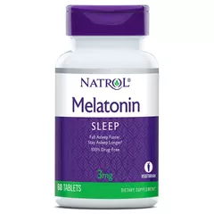 Natrol Melatonin 3 mg 60 tabs, Фасовка: 60 tabs, image 