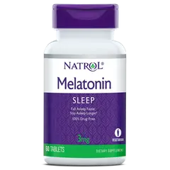 Natrol Melatonin 3 mg 60 tabs, Фасування: 60 tabs, image 