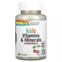 Solaray Children's Vitamin & Minerals 60 chewables, image 