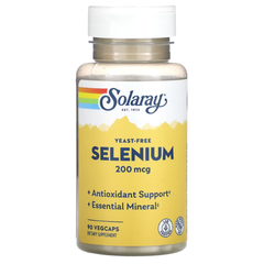 Solaray Selenium 200 mcg 90 caps, image 
