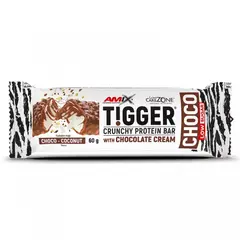 Amix TiggerZero Choco Protein Bar - 60г 1/20 - Choco Coconut, Amix TiggerZero Choco Protein Bar - 60г 1/20 - Choco Coconut  в интернет магазине Mega Mass