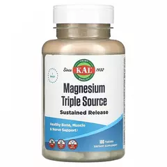 KAL Magnesium Triple Source 100 tabs, KAL Magnesium Triple Source 100 tabs  в интернет магазине Mega Mass