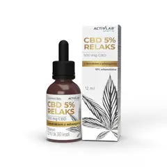 Activlab Pharma CBD 5% Relax 500 mg with Ashwagandha 12 ml, image 