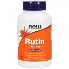 NOW Rutin 450 mg 100 caps, NOW Rutin 450 mg 100 caps  в интернет магазине Mega Mass