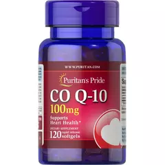 Puritan's Pride CO Q-10 100 mg 120 softgels, Фасовка: 120 softgels, image 