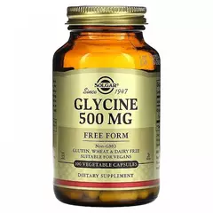 Solgar Glycine 500 mg 100 caps, image 