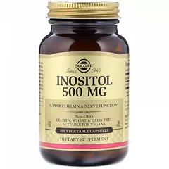 Solgar Inositol 500 mg 100 caps, image 