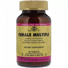 Solgar Female Multiple 60 tabs, Solgar Female Multiple 60 tabs  в интернет магазине Mega Mass