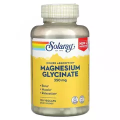Solaray Magnesium Glycinate 350 mg 120 caps, Фасування: 120 caps, image 