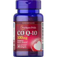 Puritans Pride CO Q-10 100 mg 30 softgels, Фасування: 30 caps, image 