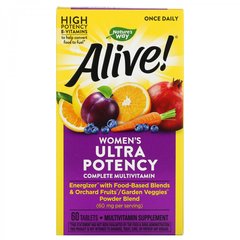 Nature's Way Alive Women's Ultra Potency Complete Multivitamin 60 tabs, image 