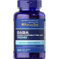 Puritan's Pride GABA 750 mg 90 caps, image 