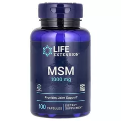 Life Extension MSM 1000 mg 100 caps, image 