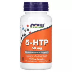 NOW 5-HTP 50 mg 90 caps, image 