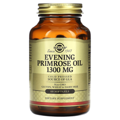 Solgar Evening Primrose Oil 1300 mg 60 softgels, image 