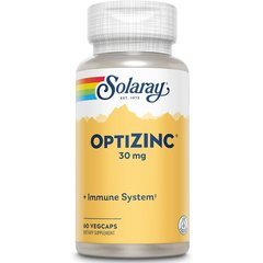 Solaray OptiZinc 30 mg 60 caps, Solaray OptiZinc 30 mg 60 caps  в интернет магазине Mega Mass