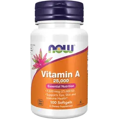 NOW Vitamin A 25000 IU 100 softgels, Фасовка: 100 softgels, Концентрация: 25000 IU, Коцентрація: 25000 IU, NOW Vitamin A 25000 IU 100 softgels, Фасовка: 100 softgels, Концентрация: 25000 IU, Коцентрація: 25000 IU  в интернет магазине Mega Mass
