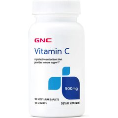 GNC Vitamin C-500 100 tabs, Фасовка: 100 tabs, Концентрация: 500 mg, Коцентрація: 500 mg, GNC Vitamin C-500 100 tabs, Фасовка: 100 tabs, Концентрация: 500 mg, Коцентрація: 500 mg  в интернет магазине Mega Mass